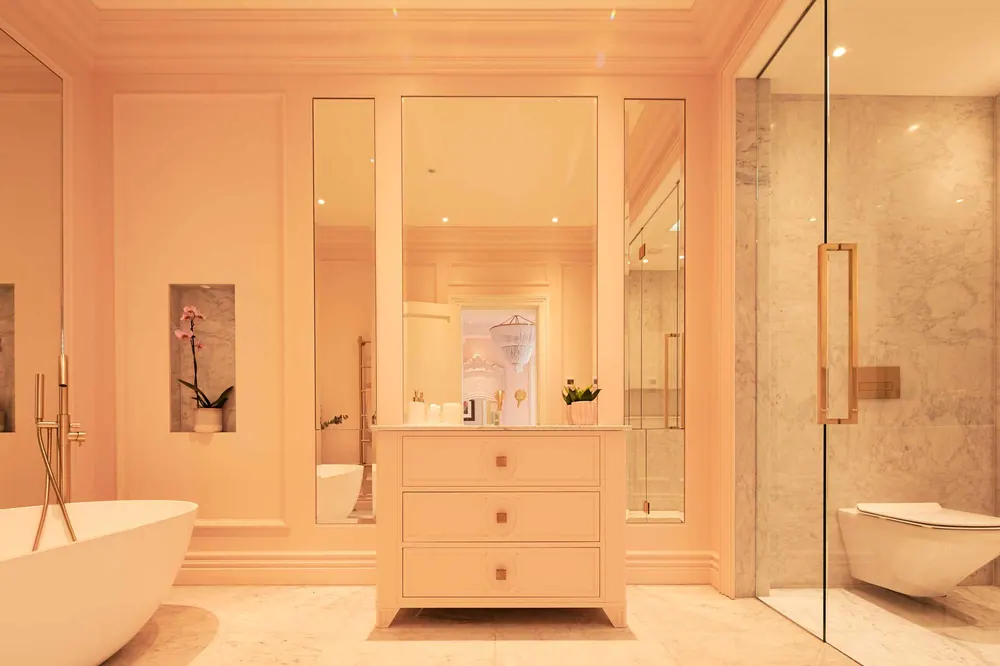 Bentinck Road — Bentinck pink bath